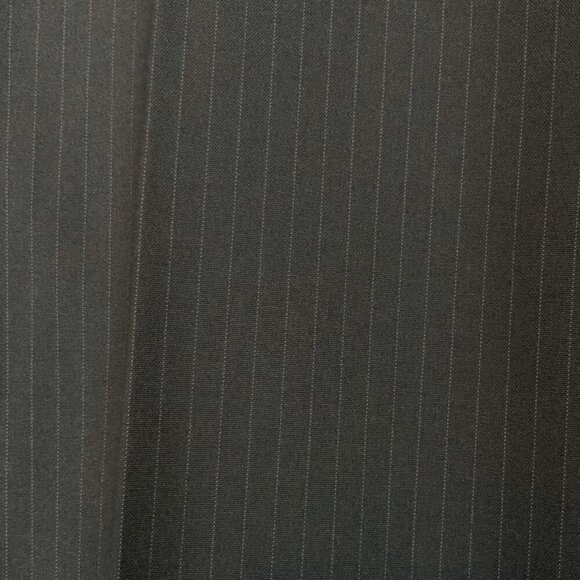 Ann Taylor Curvy Fit Trousers Sz 6 Navy Blue Pinstripe Womens Straight Leg Pants - Picture 9 of 9